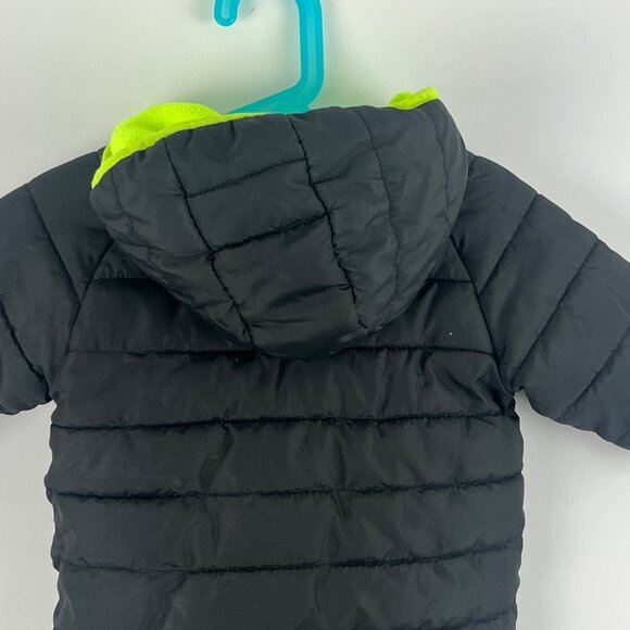 Nike Kids Unisex Baby Toddler Snowsuit Jumpsuit Size 3/6M Black Long Sleeve Zip - Picture 7 of 9